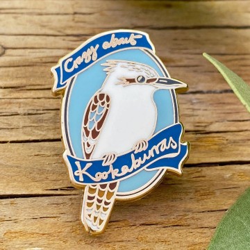 Bridget Farmer | Enamel Pin | Crazy About Kookaburras